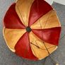 Allan Agohob Clown Vintage 1970s Large Rare Hand Painted Parachute Hanging Image 5