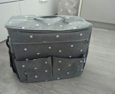 Pram Bag, Portable Changing Mat and Baby Print Kit