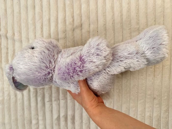 Build A Bear Purple Pawlette Pastel Purple Rabbit Plush approx. 42 cm. Used Please see photos