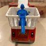 Yonezawa Japan Tin Battery Operated Snorkle Fire Engine Mint in Box Image 8