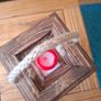 Handmade Rustic Wooden Lantern 29 cm Image 4