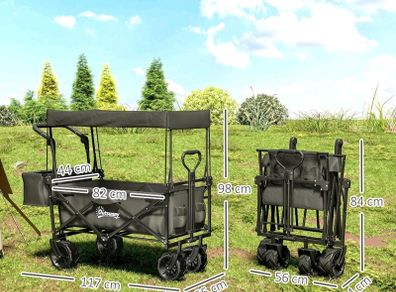 folding camping trolley
