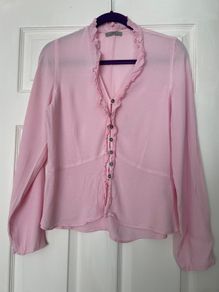 Marks & Spencer Soft Pink Blouse - UK Size 10