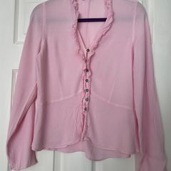 Marks & Spencer Soft Pink Blouse - UK Size 10