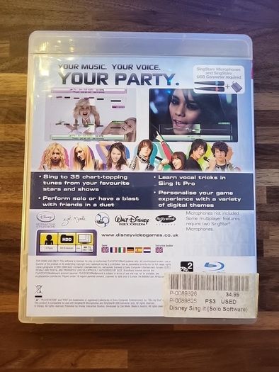 PS3 Disney Sing It PlayStation Game