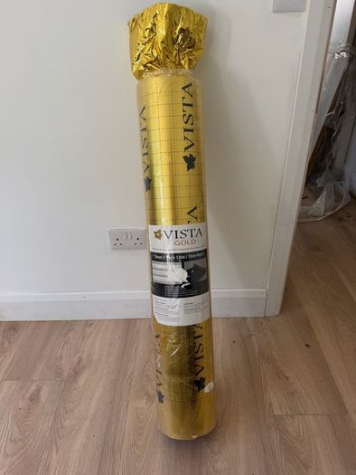 Vista Gold 3mm Foil Wood Flooring Underlay