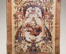 1970s Vintage French "Portique de Junon" Wall Tapestry