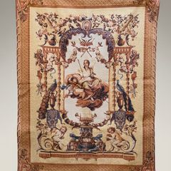 1970s Vintage French "Portique de Junon" Wall Tapestry
