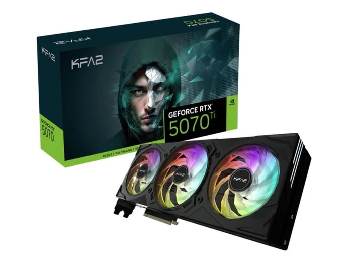 Brand New KFA2 Nvidia GeForce RTX5070Ti EX Gamer 1-Click OC RGB 16GB GDDR7 Warranty Receipt