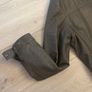 Mens steel grey 'biker affect' leather jacket Image 2