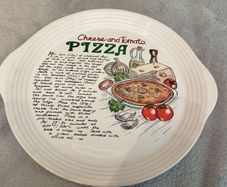 Pizza Plate vintage 80s