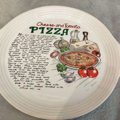 Pizza Plate vintage 80s