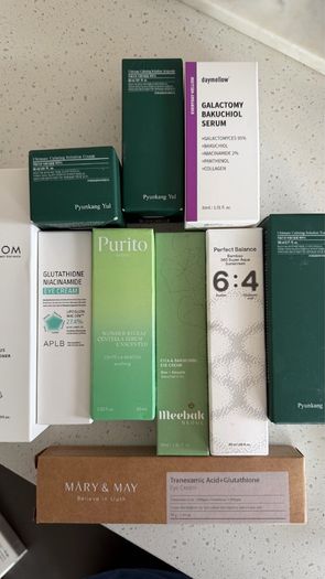 Left over Korean skincare new