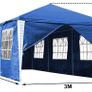 3 x 9 m UV Protection  Gazebo Party Tent  with 8 Side Panels, Garden, Market, Wedding, Party Image 4