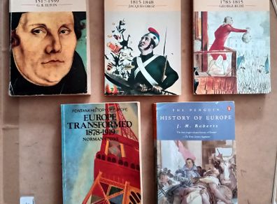 Five European History Books