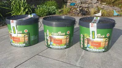 Cuprinol Ducksback Rich Cedar Paint 3x9L