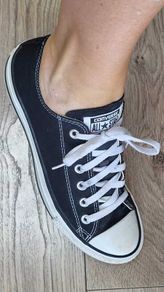 Converse Black Sz 7