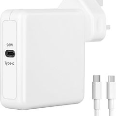 Universal 96W USB-C Fast Charger for MacBook Air, iPad Pro, iPhone 15, Laptop Type C Charger with Fast Charging, Includes Charge Cable