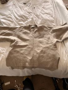 Wool/cashmere jigsaw jumper