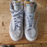 Nike shoesLightly used Nike Blazer Mid '77 PRM Vintage Bone Coconut Milk Grey/Light Blue   Mens Size 10/45 Image 9