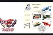 2003 Great Britain Classic Transport Toys Commemorative Stamps Miniature Sheet Royal Mail Addressed Stamp First Day Cover (FDC)