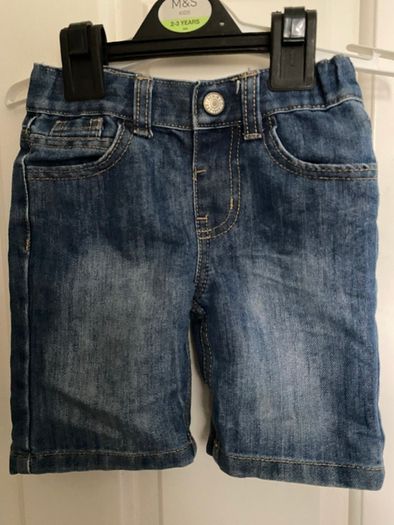 Blue girl's jeans short 98 Primark