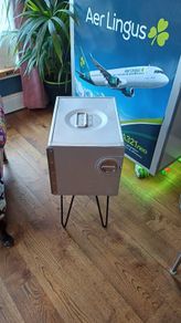 Air Algerie Aircraft Atlas Box Side Table Storage Unit  Genuine Aviation Furniture