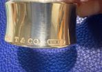 Tiffany & Co Wide Cuff Sterling Silver Bracelet Bangle 2001