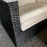 Black rattan effect patio furniture Image 4