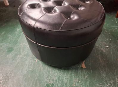 Vintage Sherborne Tufted Pouffe