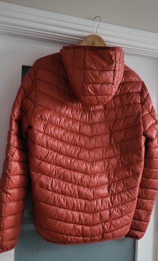 DUNNES Orange Lite Puffer UNISEX - Size M (Fit 12 Ladies)