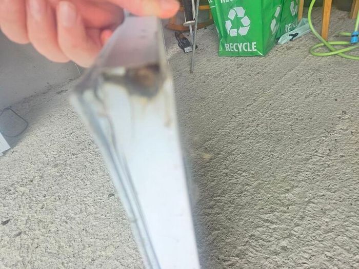 Integrated Hoover Fridge- door hinges broken