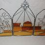 Rare Stained Glass Nativity (10 Pieces) Image 6
