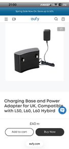 Charging Base and Power Adapter  for eufy