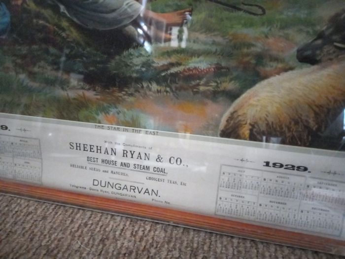 large Christmas calendar 1929 Dungarvan