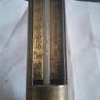 vintage brass industrial thermometer gauge steam engine Image 9