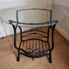 Side Table Magazine Rack