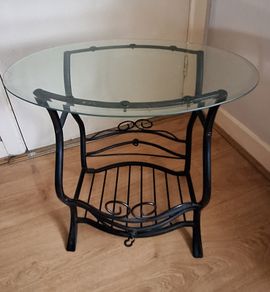 Side Table Magazine Rack