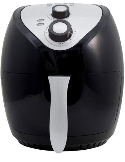 Healthy Living SDA1553 Family 3.6L Oil Free 1400W Fast Frying Fryer with Rapid Air Flow Circulation, -Black, Silver (FREE POSTAGE)