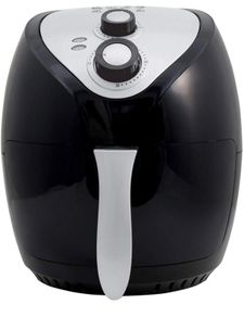 Healthy Living SDA1553 Family 3.6L Oil Free 1400W Fast Frying Fryer with Rapid Air Flow Circulation, -Black, Silver (FREE POSTAGE)