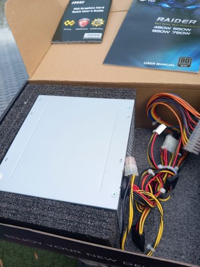 FSP raider 650W, as new, D18 post 8e