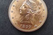 Gold coin 10 Dollars 1897
