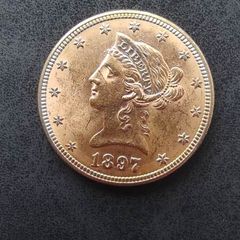 Gold coin 10 Dollars 1897