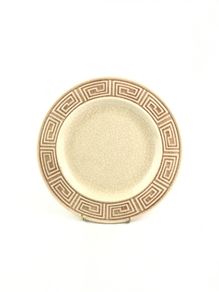 Vintage Greek key plate