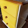 Hand-painted, 3-drawer wooden Locker. Image 2