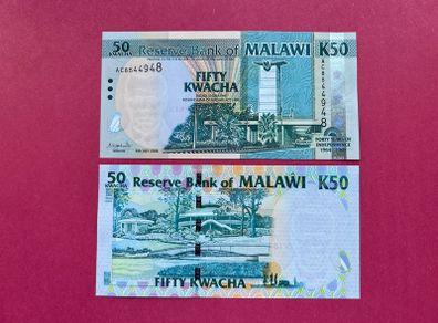 Malawi. 50 Kwacha  1964 - 2004. Commemorative Issue   ( Uncirculated )