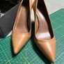 Vince Camuto ladies nude leather shoes size 41 Image 2