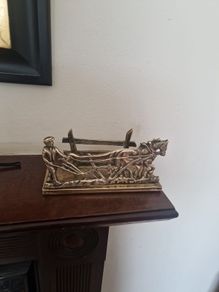 Brass letter holder