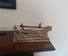 Brass letter holder