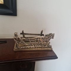 Brass letter holder